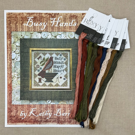 Kathy Barrick - Busy Hands - Booklet Chart and/or Roxy Floss Conversion