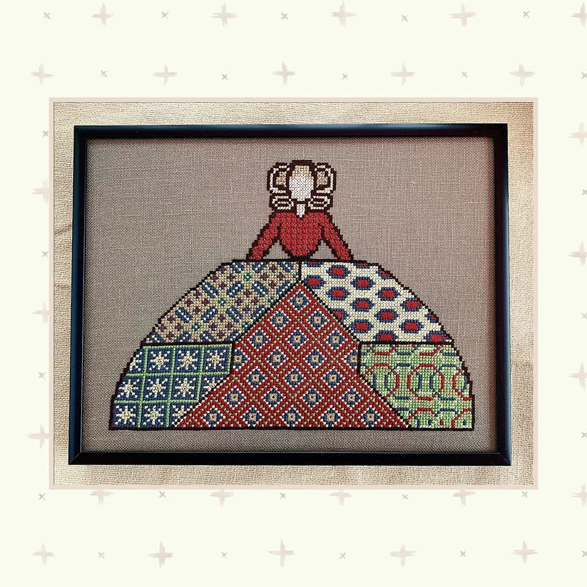 Maximum Cross Stitch - Catherine of Aragon - Booklet Chart and/or Roxy Floss