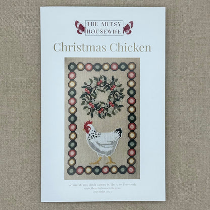The Artsy Housewife - Christmas Chicken - Chart and/or Roxy Floss Conversion