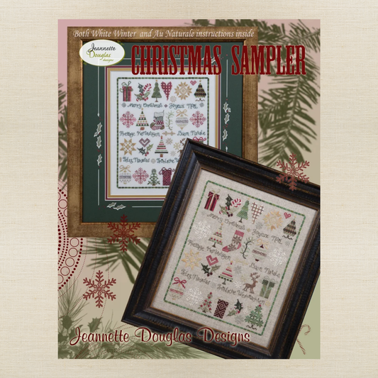 Jeannette Douglas Designs - Christmas Sampler - Chart and/or Floss