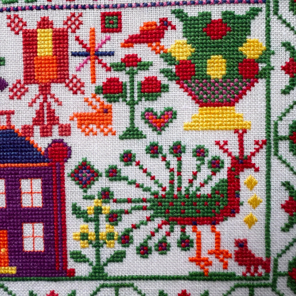 Hemlock & Rye - Now I Know My ABCs: A Scottish Reproduction Sampler - Chart and/or Roxy Floss