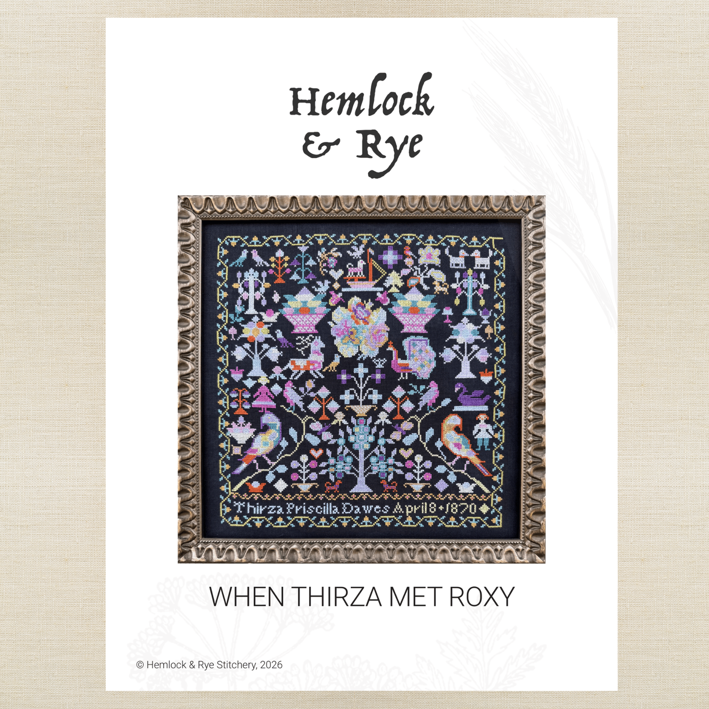 Hemlock & Rye - When Thirza Met Roxy - Chart IH and/or Roxy Floss