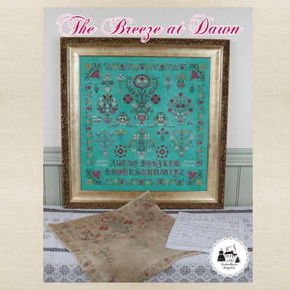 1897 Schoolhouse Samplers - The Breeze at Dawn - Chart IH and/or Roxy Floss