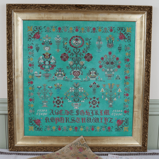 1897 Schoolhouse Samplers - The Breeze at Dawn - Chart and/or Roxy Floss