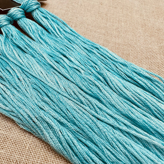 Roxy Floss Collection 8yd Cyan Aura OOAK