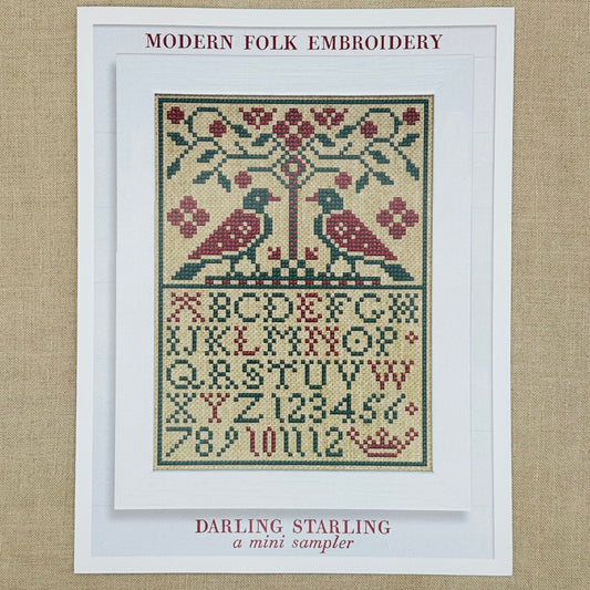 Modern Folk Embroidery -  Darling Starling - Booklet Chart