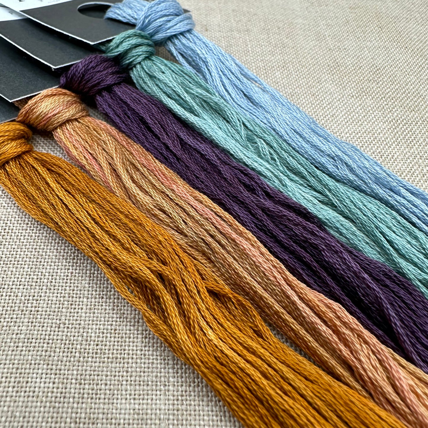 Evertote, Roxy Floss Co, and Modern Folk Embroidery - Holiday Countdown 2023 Flosses - Days 16 to 20