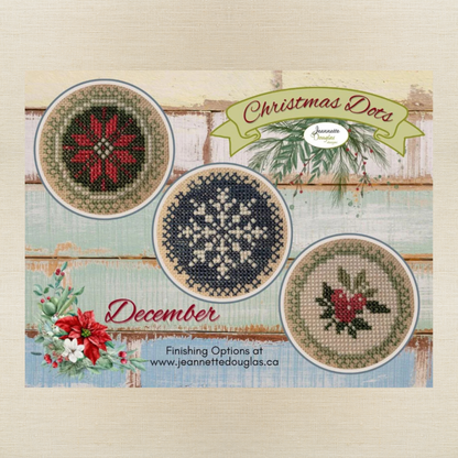Jeannette Douglas Designs - Christmas Dots: December - Booklet Chart