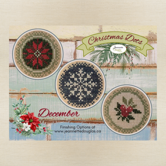 Jeannette Douglas Designs - Christmas Dots: December - Booklet Chart