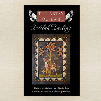 PRE ORDER - The Artsy Housewife - Delilah Darling - Chart IH and/or Roxy Floss Conversion