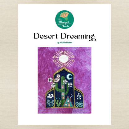 The Marigold Needle - Desert Dreaming - Booklet Chart IH and/or Roxy Floss Co Floss