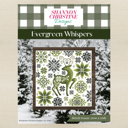 Shannon Christine Designs - Evergreen Whispers - Chart IH and/or Roxy Floss