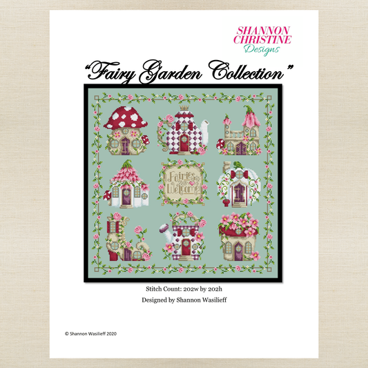 Shannon Christine Designs - Fairy Garden Collection - Chart IH and/or Roxy Floss