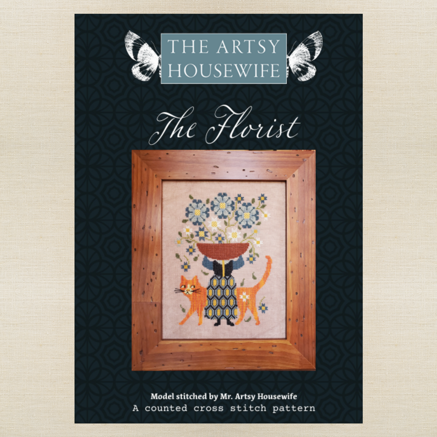 The Artsy Housewife - The Florist - Chart and/or Roxy Floss Conversion