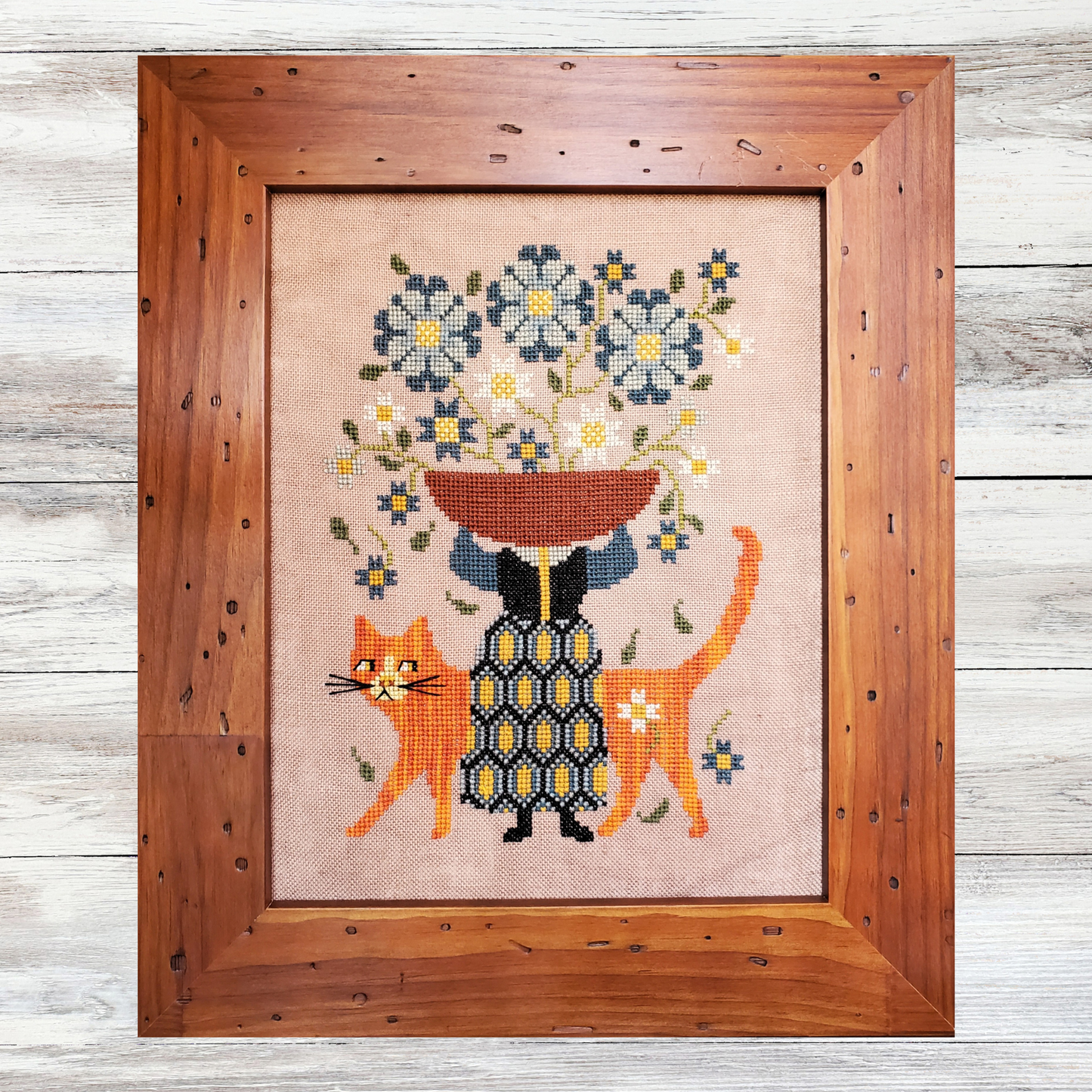 The Artsy Housewife - The Florist - Chart and/or Roxy Floss Conversion