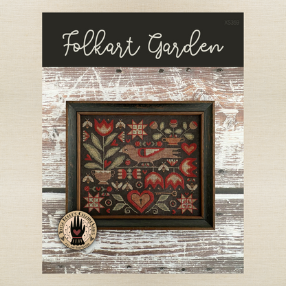 Teresa Kogut - Folkart Garden - Booklet Chart and/or Roxy Floss Conversion