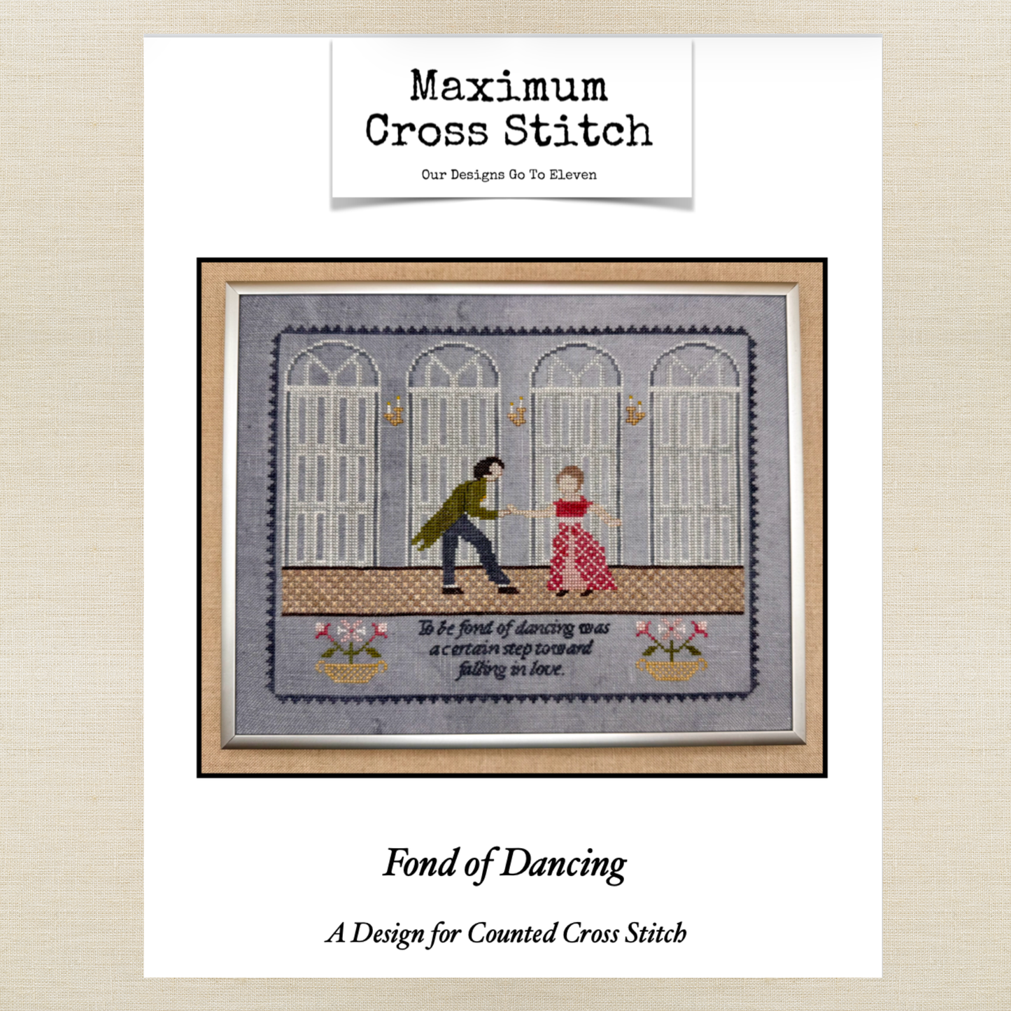 Maximum Cross Stitch - Fond of Dancing (Sampler September 2026)- Booklet Chart IH and/or Roxy Floss