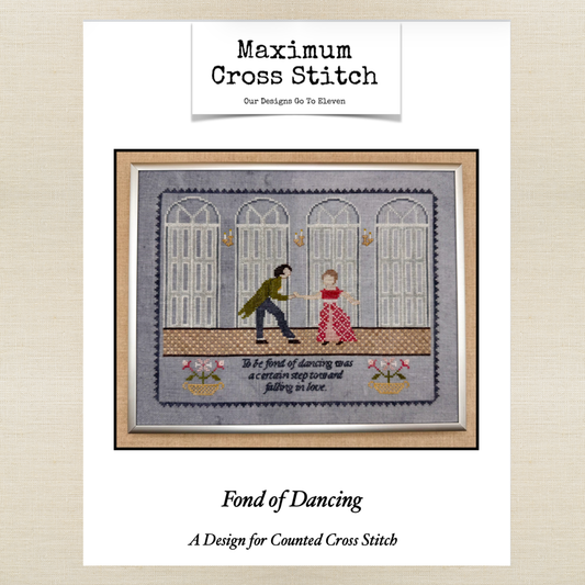 Maximum Cross Stitch - Fond of Dancing (Sampler September 2026)- Booklet Chart IH and/or Roxy Floss