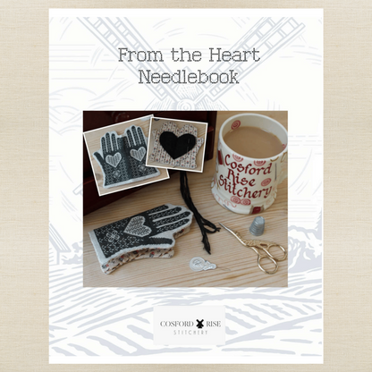 Cosford Rise Stitchery - From the Heart Needlebook - Booklet Chart