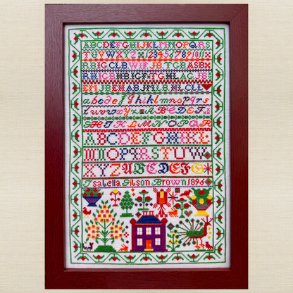 Hemlock & Rye - Now I Know My ABCs: A Scottish Reproduction Sampler - Chart and/or Roxy Floss
