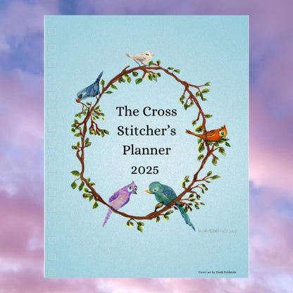 My Crazy Life Lori - 2025 Cross Stitch Planner - Spiral Bound Notebook Planner