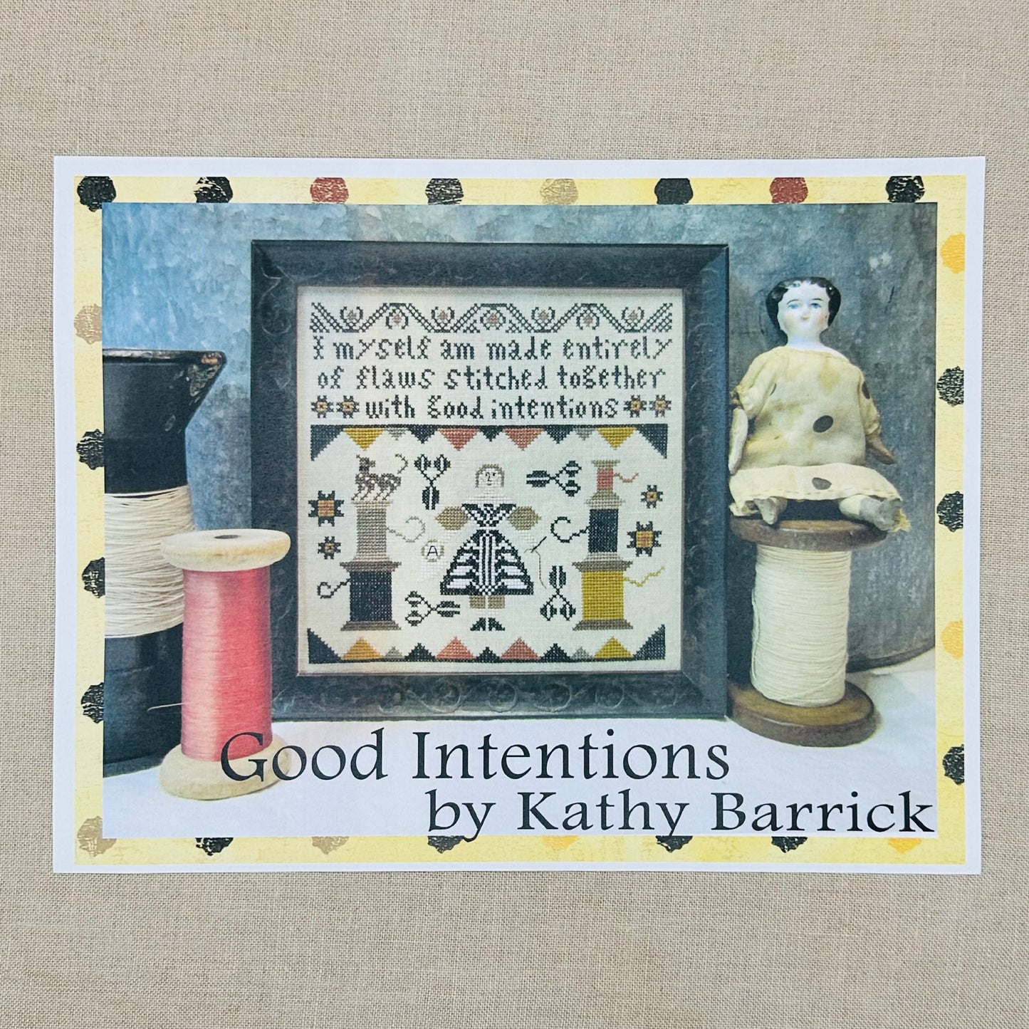 Kathy Barrick - Good Intentions - Booklet Chart and/or Roxy Floss Conversion