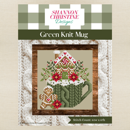 Shannon Christine Designs - Green Knit Mug - Chart IH and/or Roxy Floss