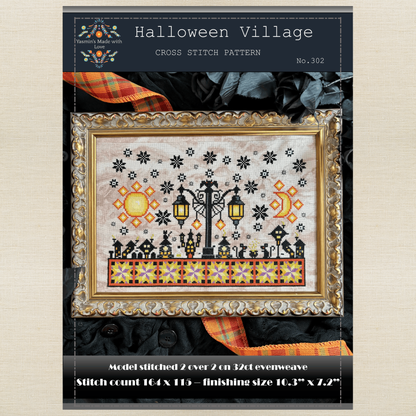 Yasmin's Made with Love - Halloween Village - Chart IH and/or Roxy Floss Conversion