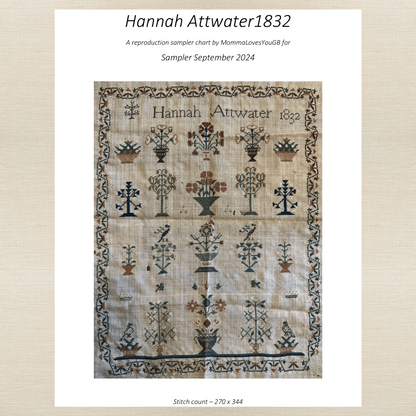 MommaLovesYouGB  - Hannah Attwater 1832 - Roxy Floss Conversion