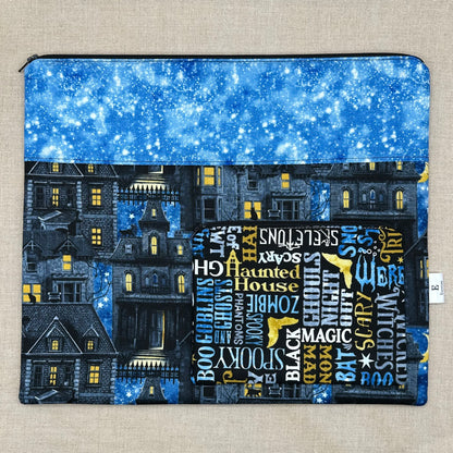 Haunted Manor - Project Bag with Coordinating Notions Pouch