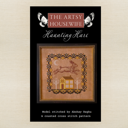 PRE ORDER - The Artsy Housewife - Haunting Hare - Chart IH and/or Roxy Floss Conversion