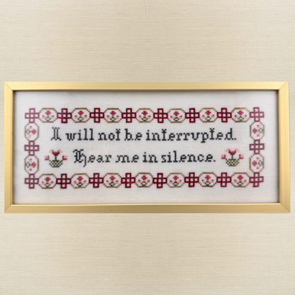 Maximum Cross Stitch - Quoteworthies Pride and Prejudice (Sampler September 2026)- Booklet Chart IH and/or Roxy Floss