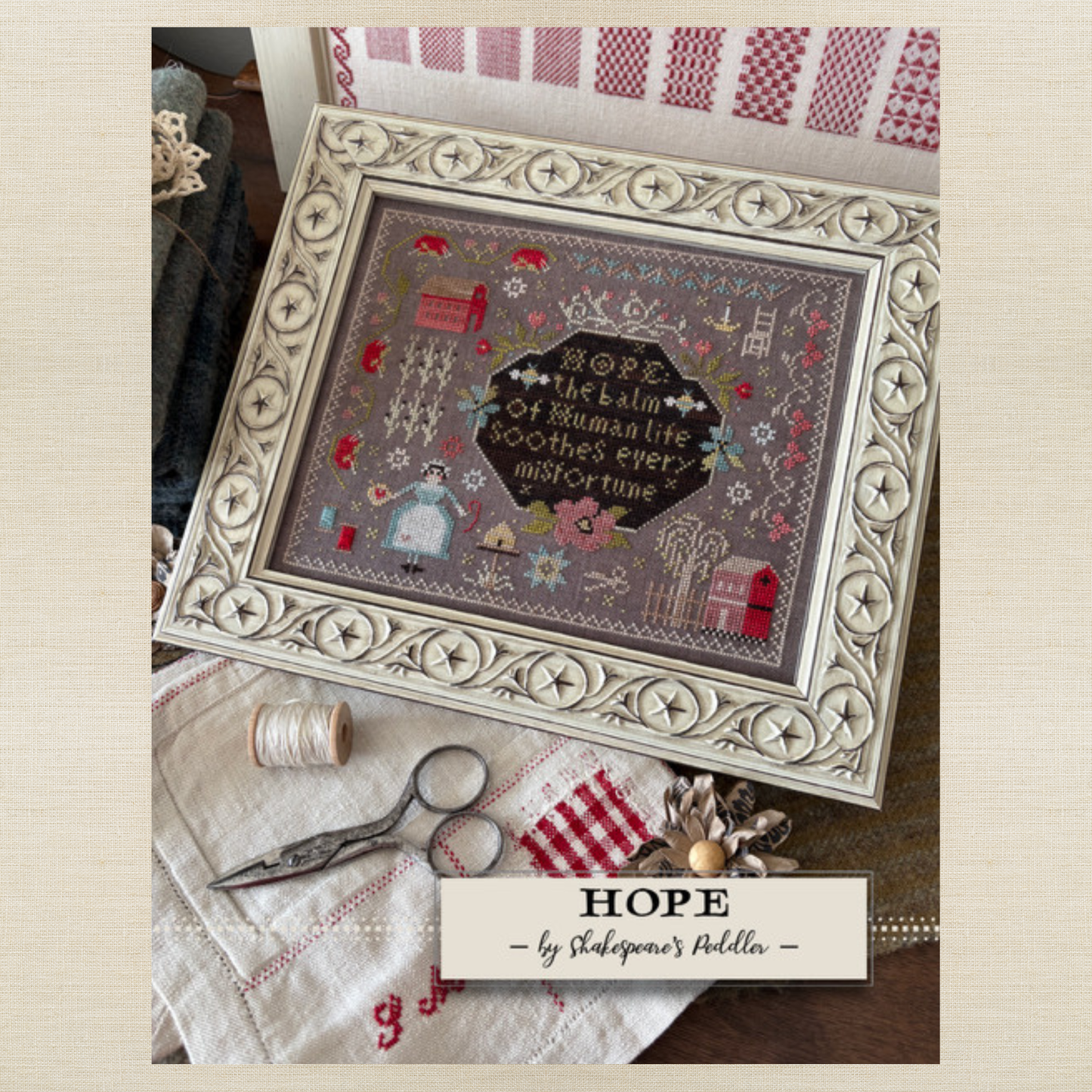 Shakespeare's Peddler - Hope - Booklet Chart and/or Roxy Floss Conversion