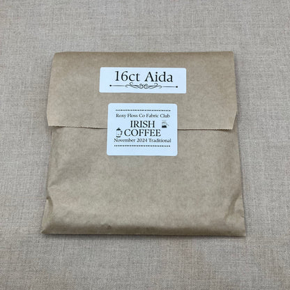 Roxy Floss Co Aida & Linen - Irish Coffee - Traditional