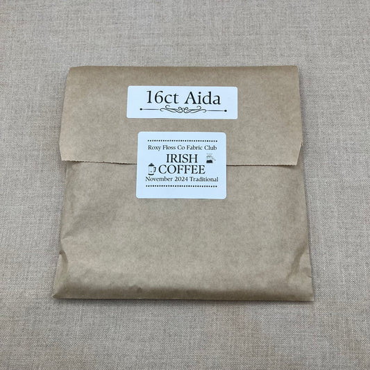 Roxy Floss Co Aida & Linen - Irish Coffee - Traditional