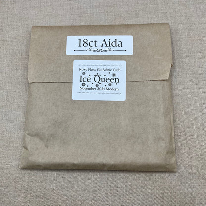 Roxy Floss Co Aida, Evenweave & Linen - Ice Queen - Modern