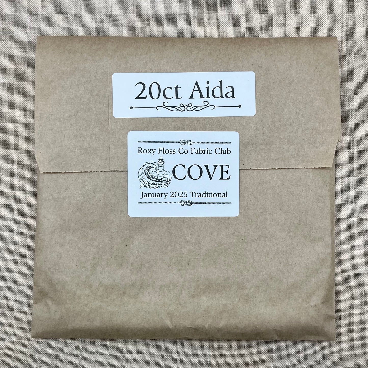 Roxy Floss Co Aida & Linen - Cove - Traditional