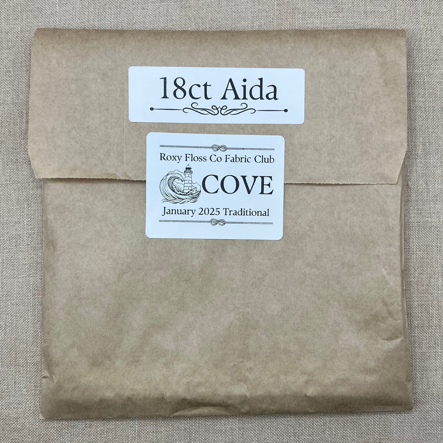 Roxy Floss Co Aida & Linen - Cove - Traditional