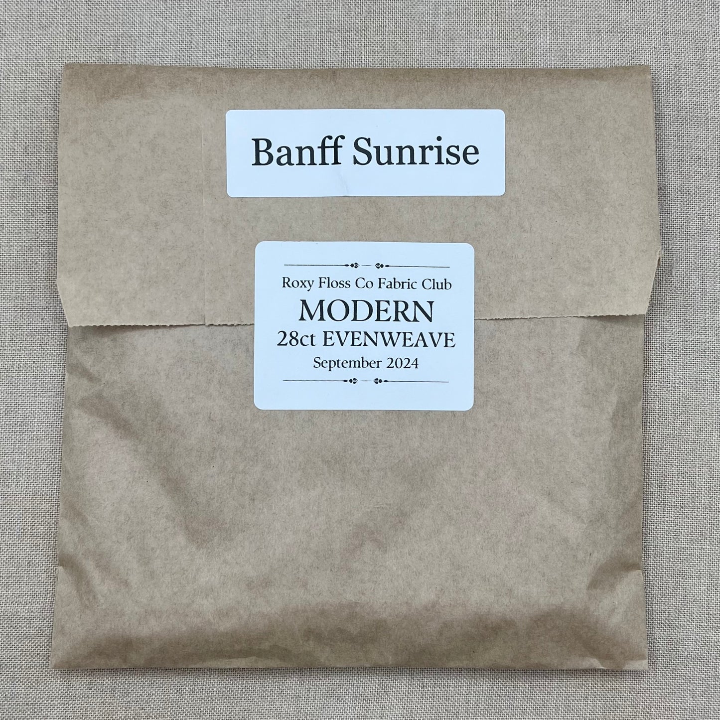 Roxy Floss Co Aida, Evenweave & Linen - Banff Sunrise - Modern