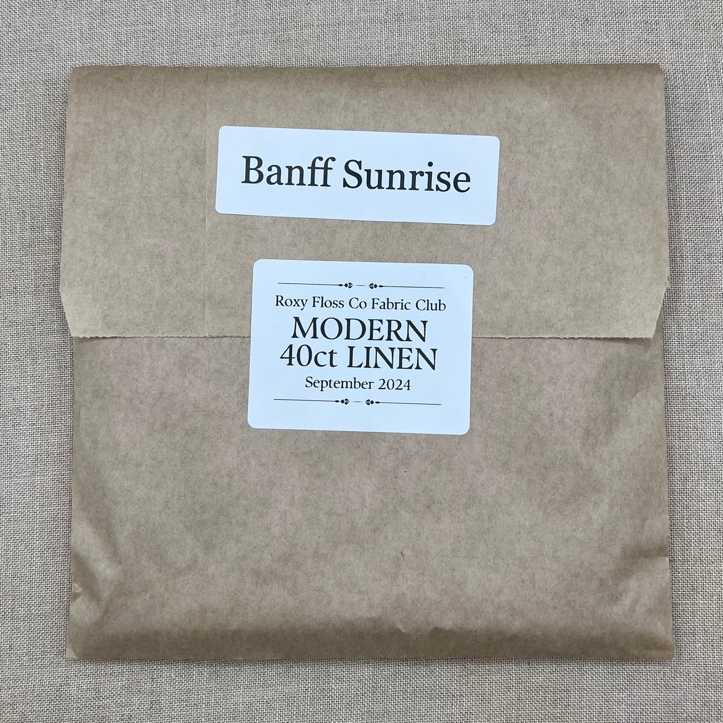 Roxy Floss Co Aida, Evenweave & Linen - Banff Sunrise - Modern