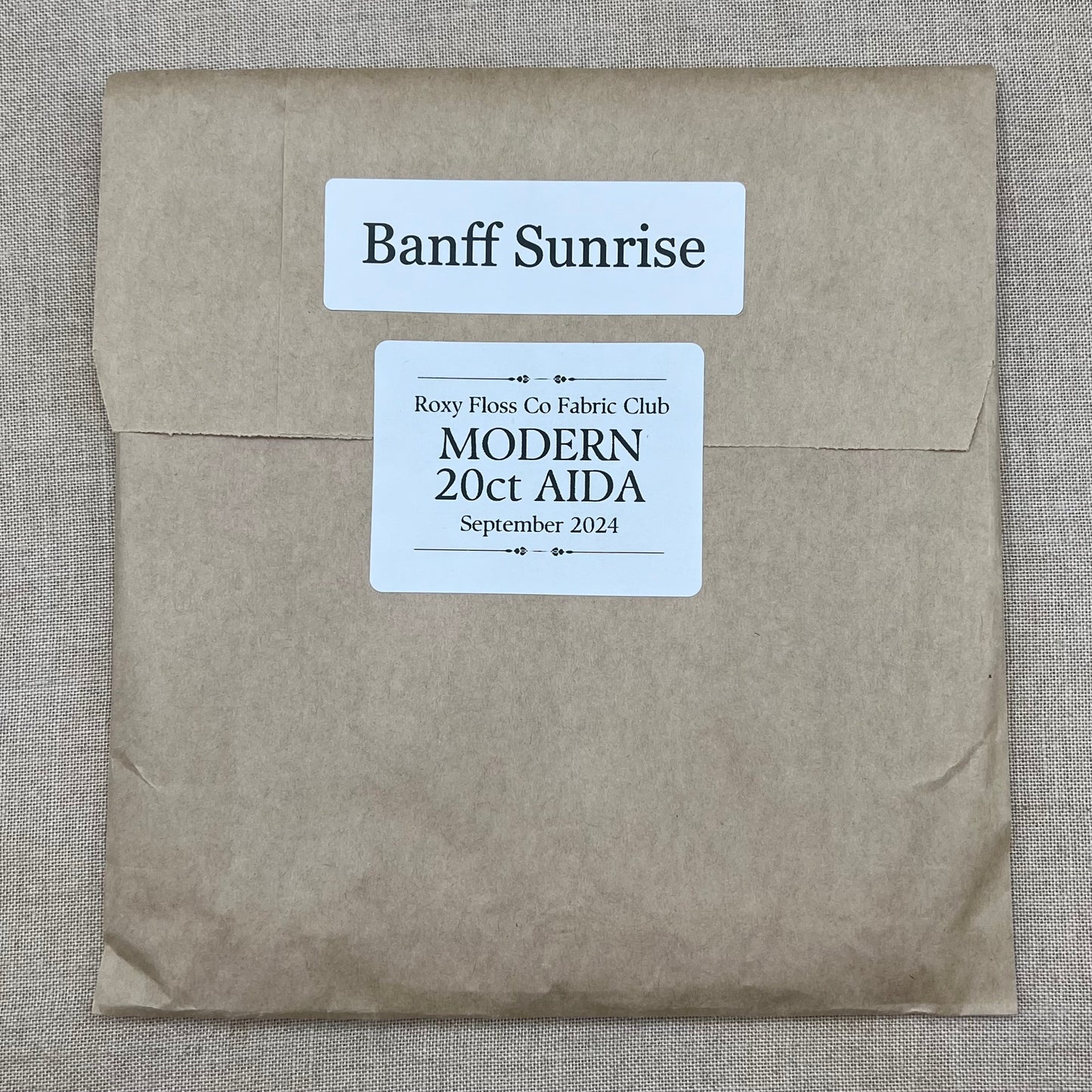 Roxy Floss Co Aida, Evenweave & Linen - Banff Sunrise - Modern