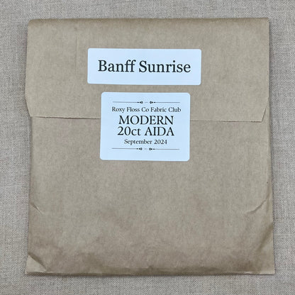 Roxy Floss Co Aida, Evenweave & Linen - Banff Sunrise - Modern