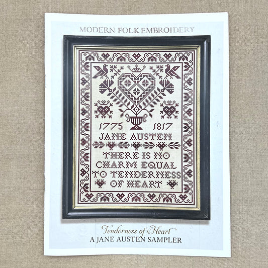 Modern Folk Embroidery - Tenderness of Heart: A Jane Austen Sampler - Booklet Chart