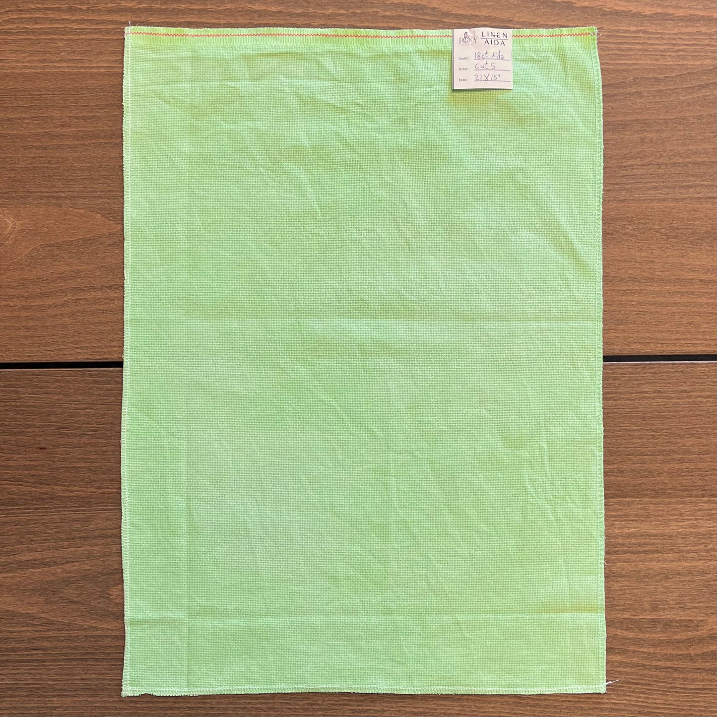 Roxy Floss Co Hand Dyed Aida - OOAK Cut 5 - 18ct aida