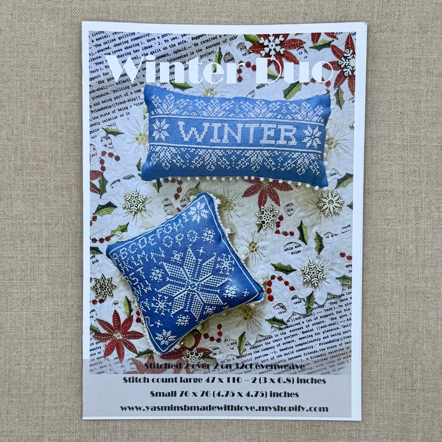 Yasmin's Made with Love - Winter Duo - Booklet Chart