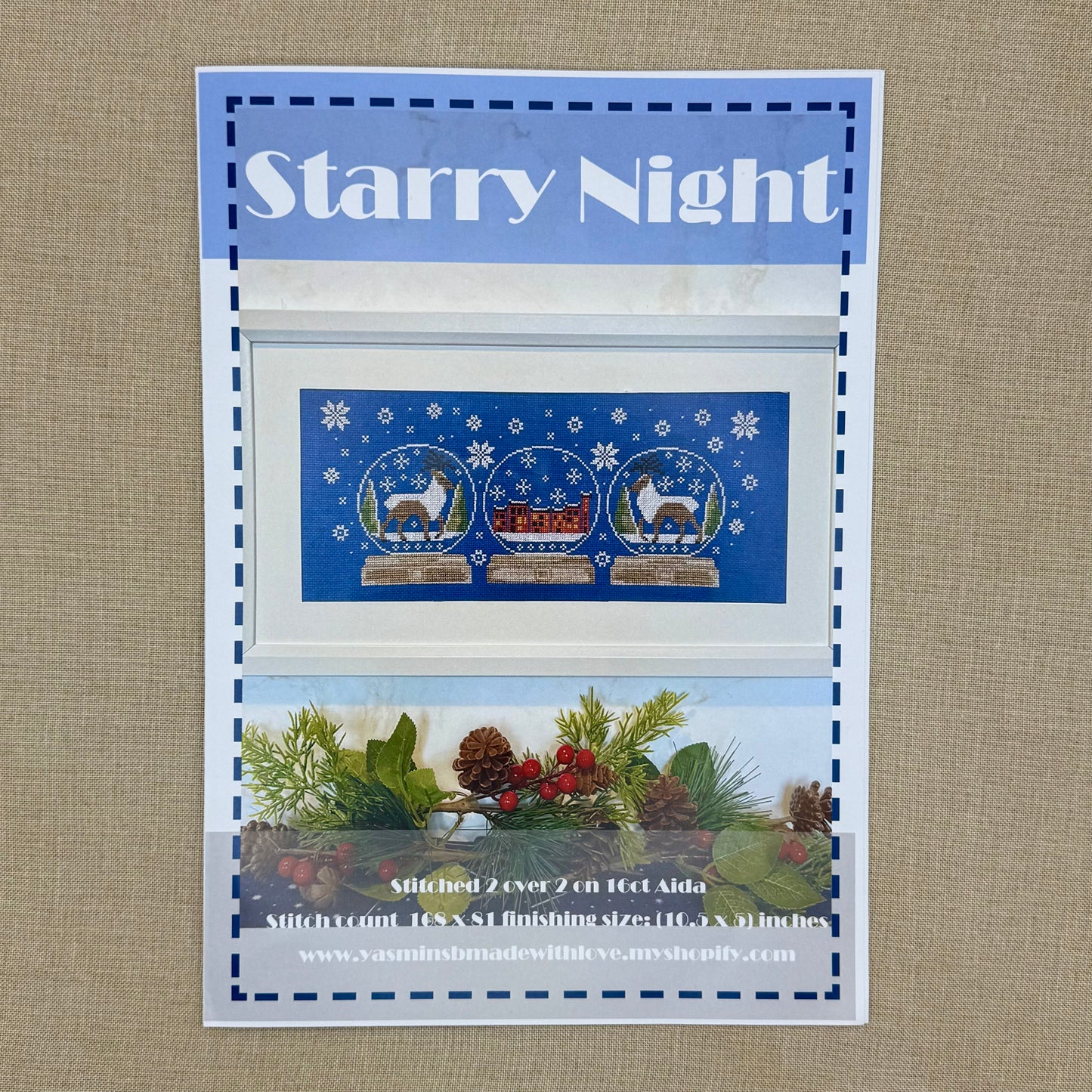 Yasmin's Made with Love - Starry Night - Chart and/or Roxy Floss Pack