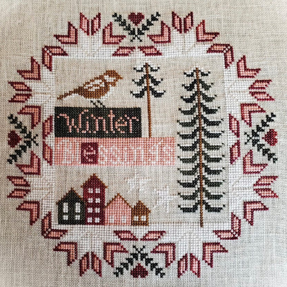 The Artsy Housewife - Blessings - Chart and/or Roxy Floss Conversion