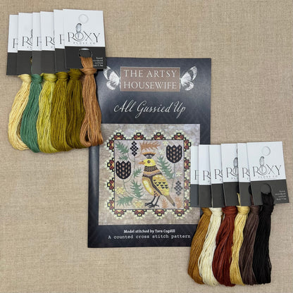 The Artsy Housewife - All Gussied Up - Chart and/or Roxy Floss Conversion