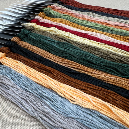 Diana Bloom Designs - A Flicker Of Fall - Chart and/or Roxy Floss