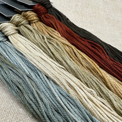 Modern Folk Embroidery - Laura's Frisian Sampler - Roxy Floss Pack